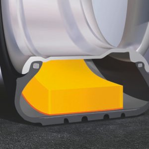 Noise-Reducing Tire Foam Insert